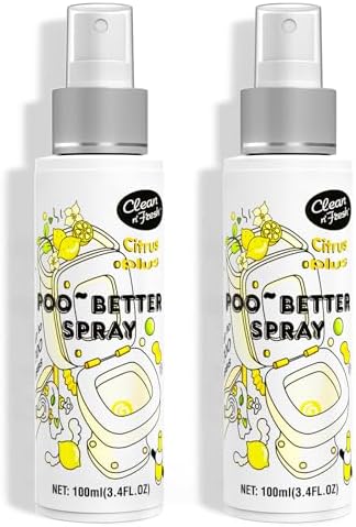 Clean-n-Fresh Toilet Spray 68 Floz Natural Citrus Scent
