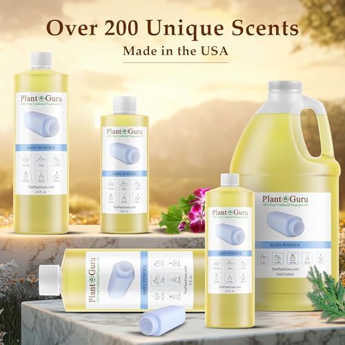 Baby Powder Fragrance Oil 8 Fl Oz for Aromatherapy and DIY Projects