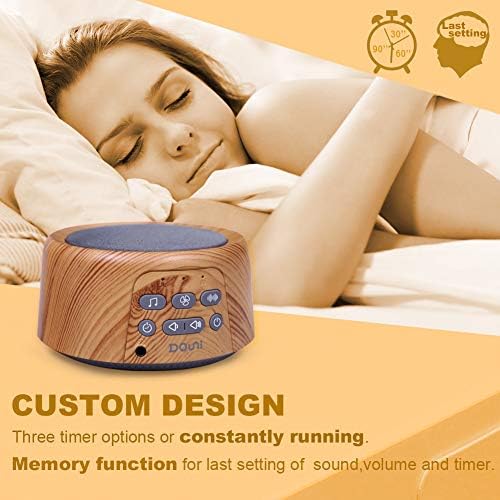 Douni White Noise Machine with 27 Soothing Sounds and Timer