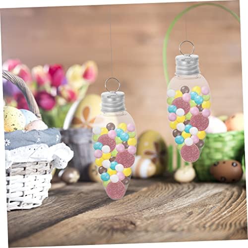 12pcs Bulb Shape Candy Containers for Parties and Weddings