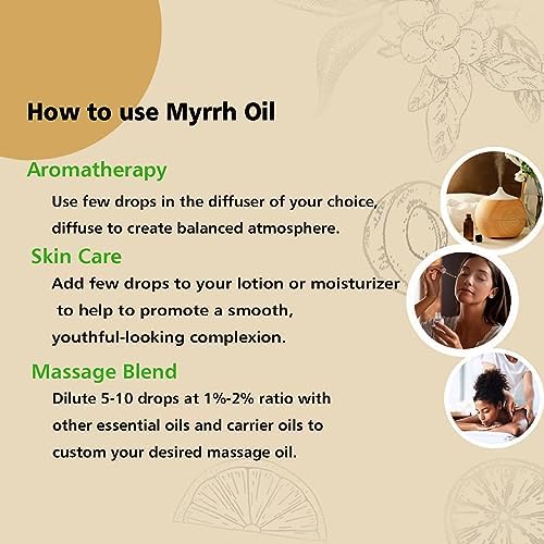 Frankincense and Myrrh Essential Oil 1 oz Pack of 2