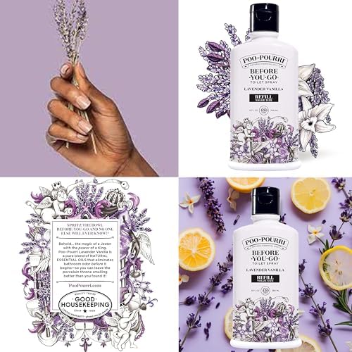 Poo-Pourri Lavender Vanilla Toilet Spray 9 Fl Oz