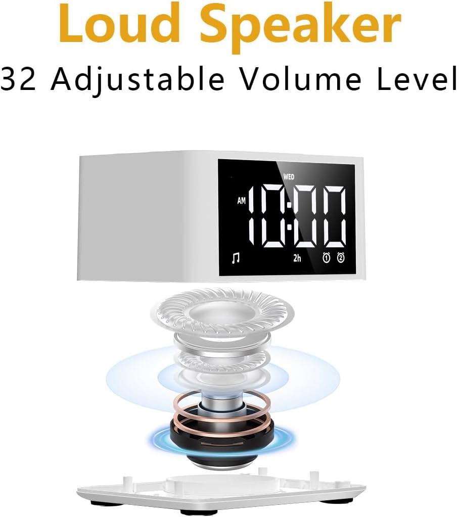 DailyBody 3 In 1 Sound Machine With Night Light And Alarm Clock
