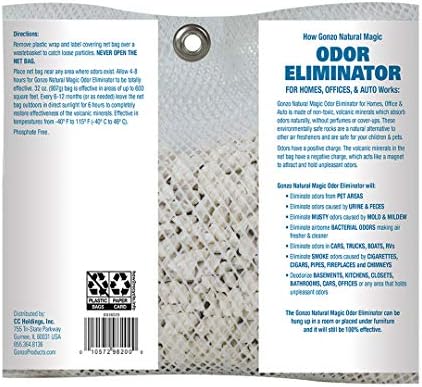 Gonzo Odor Eliminating Rocks - 32 oz Freshener