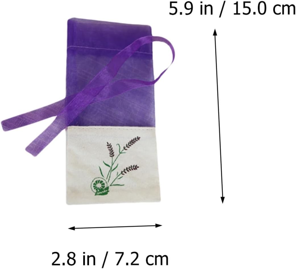 ULTECHNOVO 12pcs Lavender Sachet Bags with Drawstring for Home and Gifts