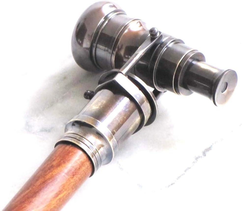THOR INSTRUMENTS Nautical Brass Telescope Walking Stick