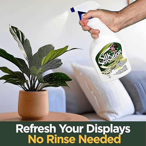 Goodscious Sparkle Plenty Silk Sensation Artificial Plant Cleaner Spray No Wipe 32oz