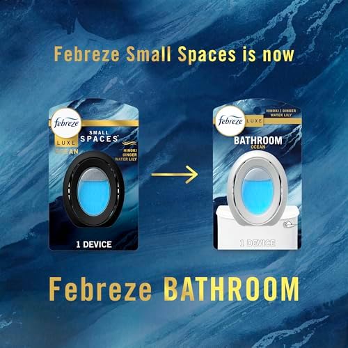 Febreze Bathroom Air Freshener Ocean Scent 4 Count
