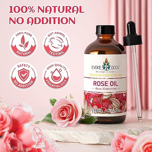 EVOKE OCCU Rose Essential Oil 4 Fl Oz