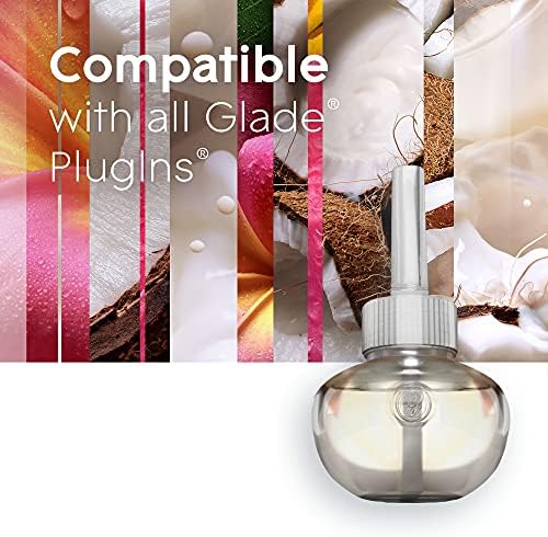 Glade PlugIns Refills Air Freshener Exotic Tropical Blossoms 335 Fl Oz 5 Count