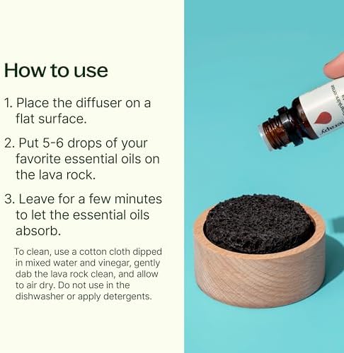 Plant Therapy Lava Rock Passive Diffuser for Aromatherapy