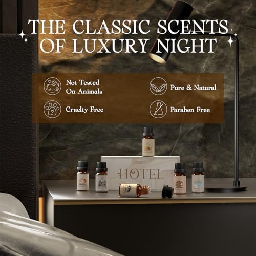 SALUBRITO Luxury Essential Oil Set with 6 Unique Scents