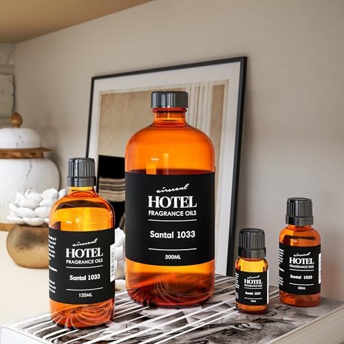 AirScent Santal Diffuser Oil No 1033 - 10 mL Glass Bottle with Dropper