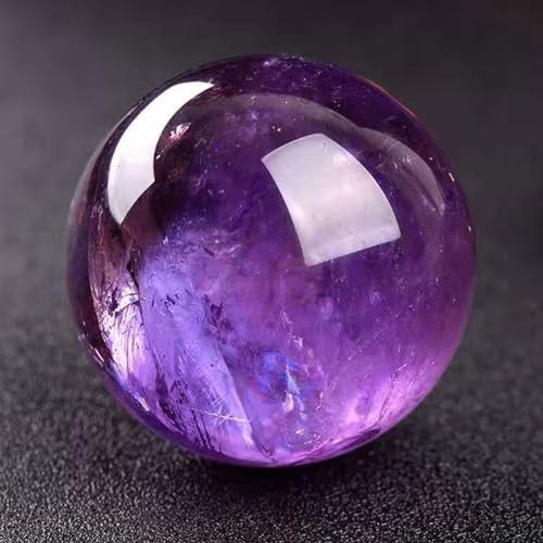Natural Amethyst Crystal Ball with Stand