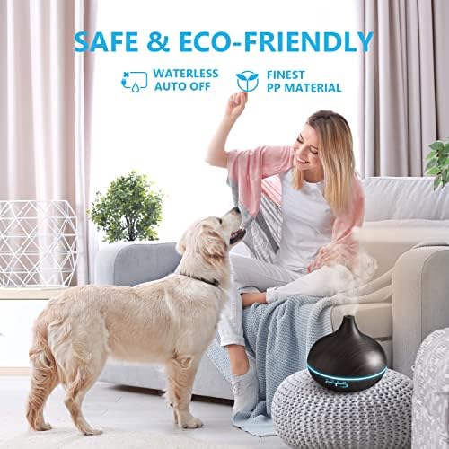 550ml Aromatherapy Diffuser with Remote Control and 7 LED Lights