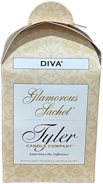 Tyler Candle Glamorous Sachet Set of 4 Boxes Diva