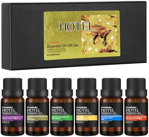 Hotel Collection Diffuser Oil Gift Set - 6Pcs Essential Oils
