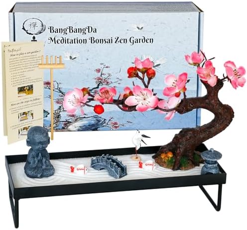 Mini Zen Garden Kit for Desk Stress Relief