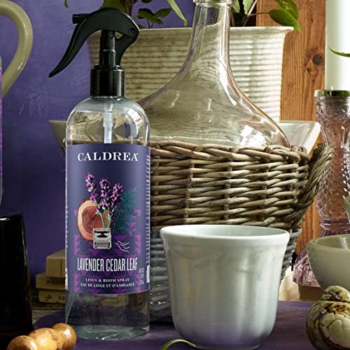 Caldrea Linen Room Spray with Lavender Cedar Leaf Scent