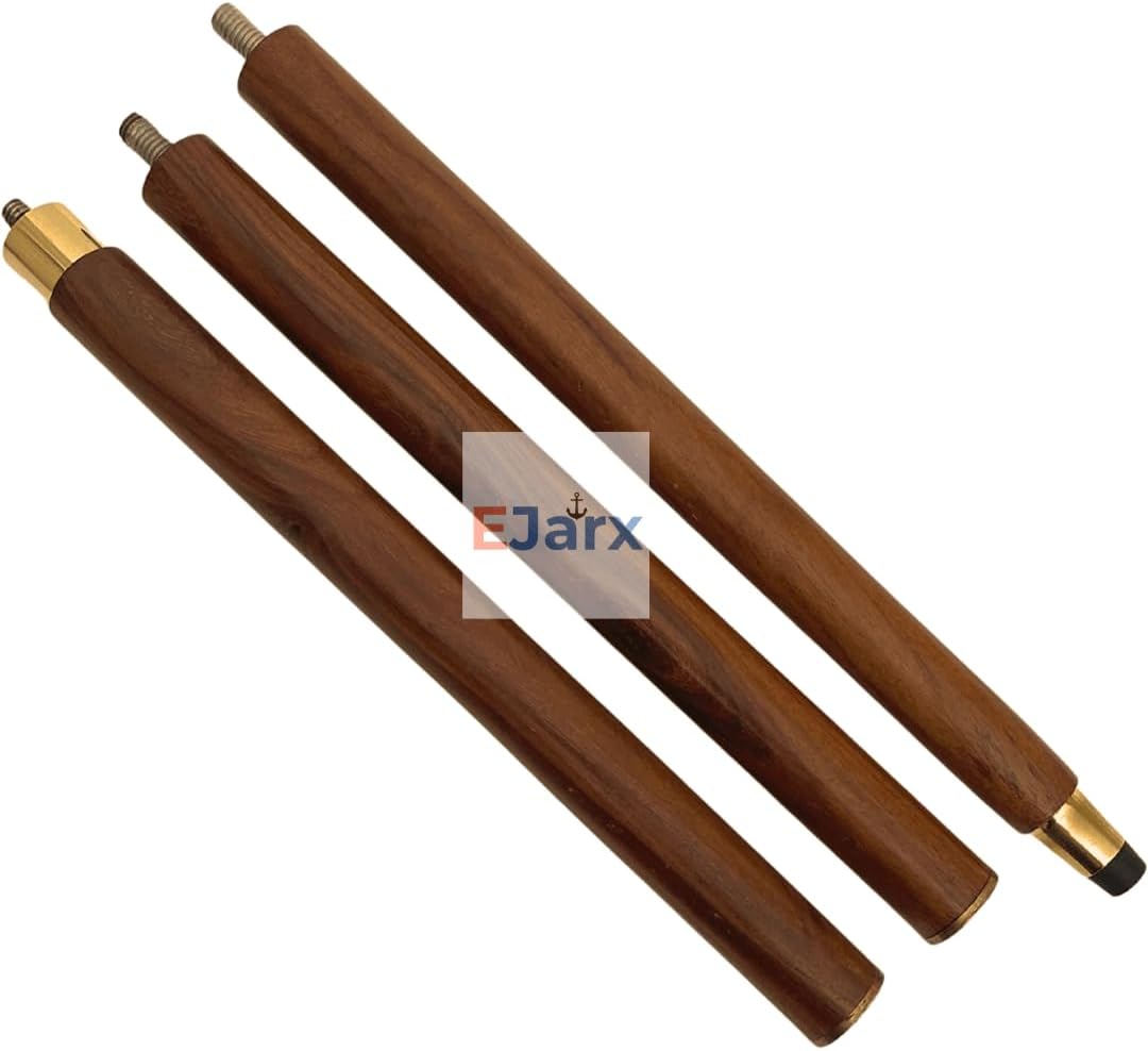 Ejarx Brass Lion Head Walking Stick 36 Inches