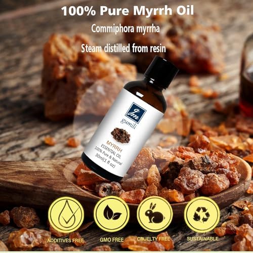Frankincense and Myrrh Essential Oil 1 oz Pack of 2