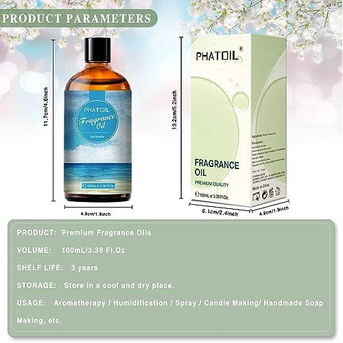 PHATOIL 338 FL OZ Sea Breeze Essential Oil - 100ml