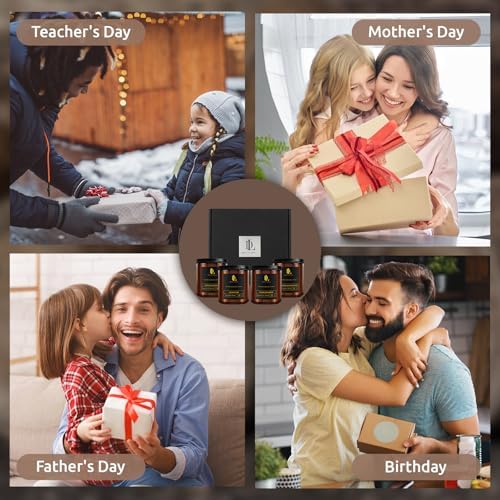 DL DREAMY DEWLA Scented Candles 4 Pack Set