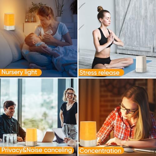 APUZOM Sound Machine with 30 Soothing Sounds Sleep Timer