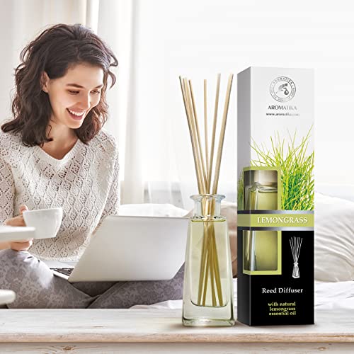 Lemongrass Diffuser with Essential Oil 34 Fl Oz