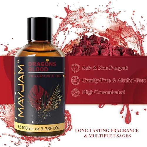 MAYJAM 100ML Dragons Blood Fragrance Oil with Glass Dropper