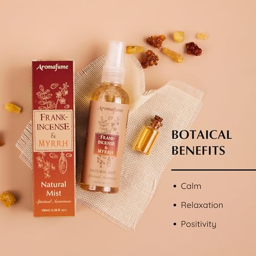 Frankincense Myrrh Natural Resin Mist by Aromafume 100ml