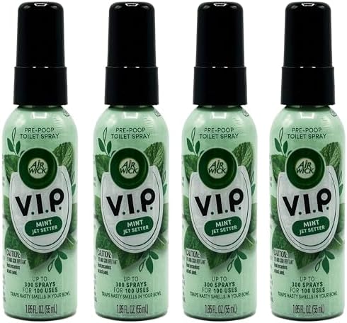 Air Wick VIP Pre-Poop Toilet Spray Pack of 4