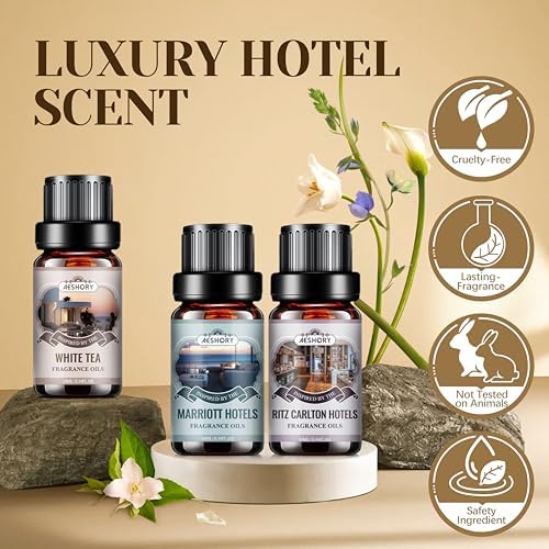 Hotel Diffuser Oil Gift Set - 6x10ml Luxury Scent Blends