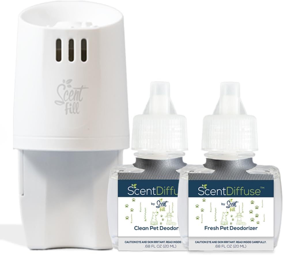 ScentDiffuse Pet Odor Deodorizer Starter Kit