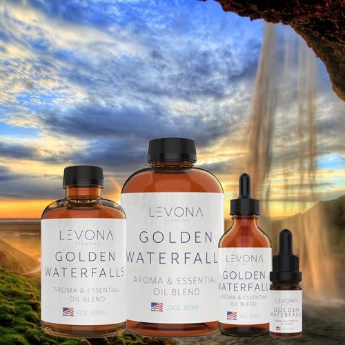 Levona Scent Pure Essential Oils for Diffusers - Golden Waterfalls