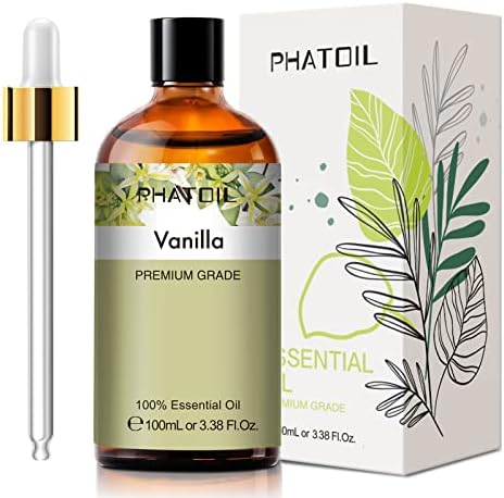 100ML Pure Vanilla Essential Oil for Diffuser and Aromatherapy