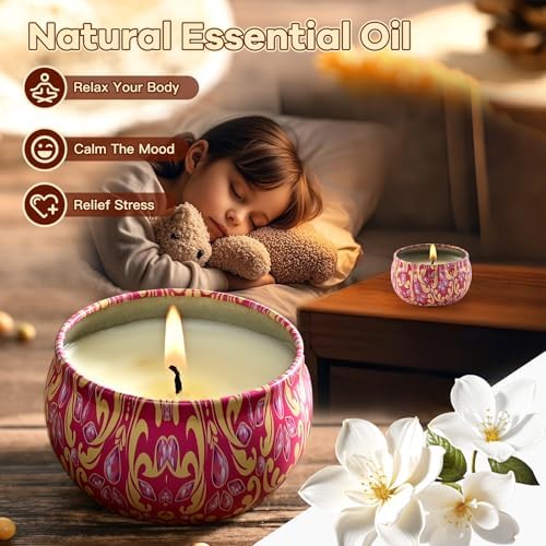 Obisesio Scented Candle Set 12 Pack for Home Aromatherapy