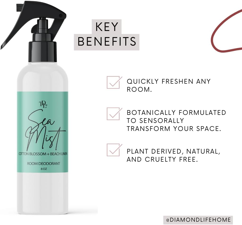 The Diamond Life Home SEA MIST Room Deodorant