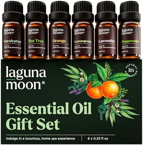 Lagunamoon Essential Oils Set 6 Blends 10mL