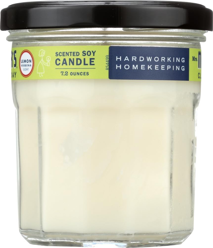 Mrs Meyers Lemon Verbena Soy Candle