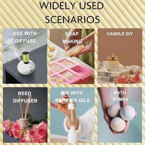 Premium Hotel Fragrance Oil Set for Diffusers - 6x10ml