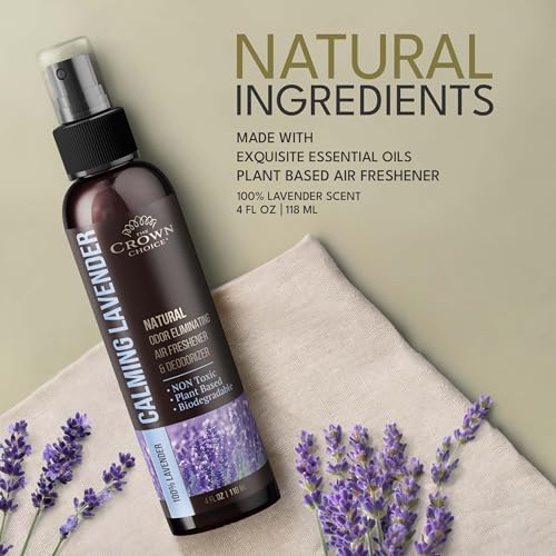 The Crown Choice Lavender Air Freshener Spray 4 Oz