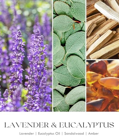 AOOVOO Lavender Candles Set for Women 4 Pack