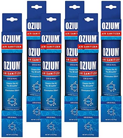 Ozium Air Sanitizer 35 oz Spray Original 6 Pack