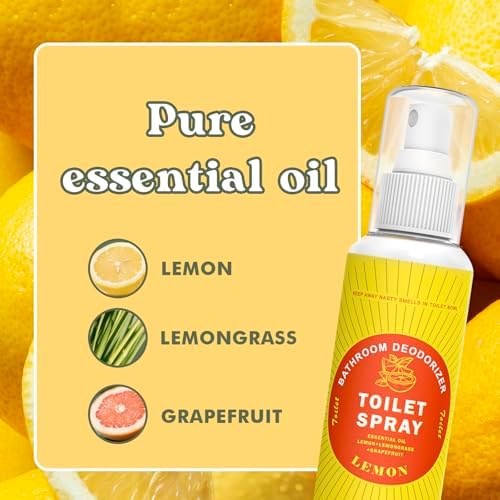 Lemon Toilet Spray 2 Pack 2 Fl Oz Natural Air Freshener