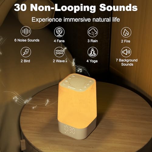 4-in-1 Sunrise Alarm Clock with White Noise and Night Light