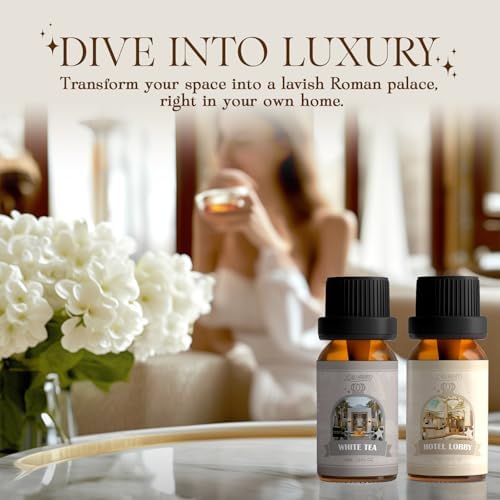 SALUBRITO Luxury Essential Oil Set with 6 Unique Scents