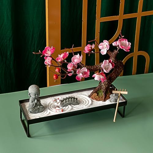 Mini Zen Garden Kit for Desk Stress Relief