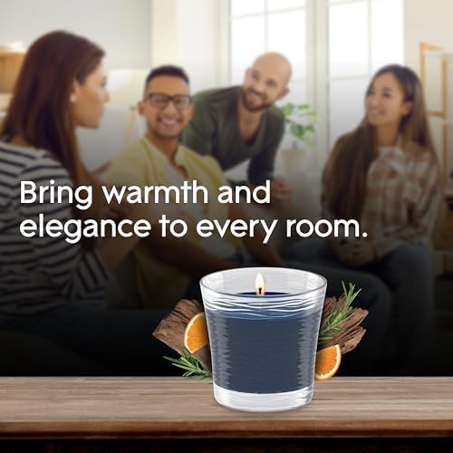 Glade 1-Wick Scented Candle Jar - Smooth Bourbon Oak