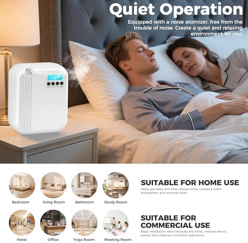 Hotel Scent Diffuser with 200ml Capacity and Bluetooth Control
